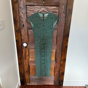 Reformation Micro Floral Print Midi Dress